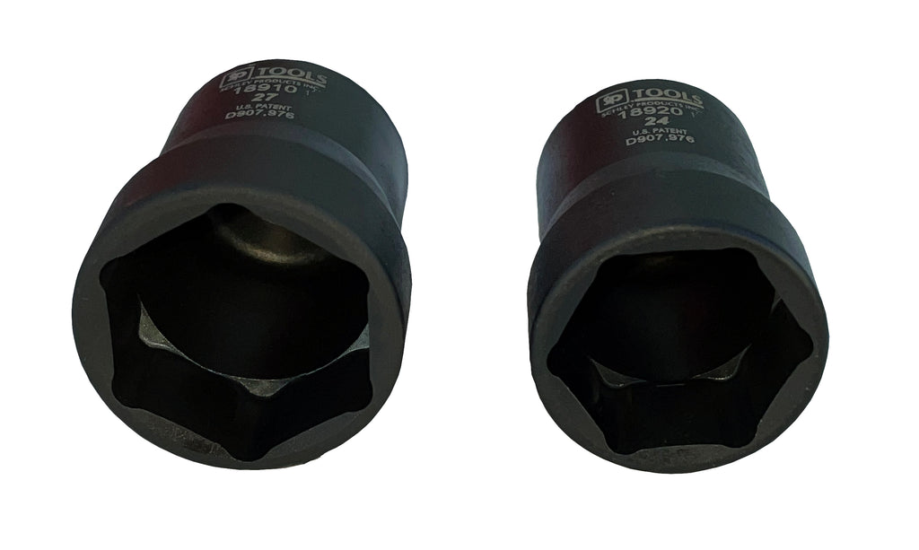 Schley Tools 18900 3/8” Square Drive, 24mm and 27mm Sensor Socket