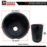 Schley Tools 11070 20-Piece Large Cup Kit for the 11000A Mobile Hydraulic Press