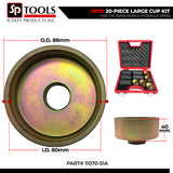 Schley Tools 11070 20-Piece Large Cup Kit for the 11000A Mobile Hydraulic Press