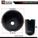 Schley Tools 11070 20-Piece Large Cup Kit for the 11000A Mobile Hydraulic Press