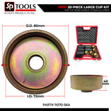 Schley Tools 11070 20-Piece Large Cup Kit for the 11000A Mobile Hydraulic Press