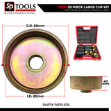 Schley Tools 11070 20-Piece Large Cup Kit for the 11000A Mobile Hydraulic Press