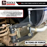 Schley Tools - 18100 Ball Joint Press Master Kit with Cups