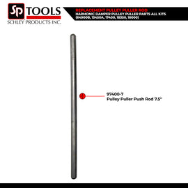 Schley Tools – 7.5" Replacement Pulley Rod (97400-7) for the 64900B, 13450A, 17400, 18350, and 18000 Pulley Puller Kits