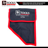 Schley Tools – 12700 3-Piece 11mm Offset Brake Bleeder Wrench Set for Audi, BMW, and VW