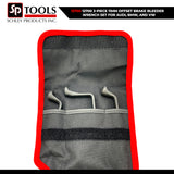 Schley Tools – 12700 3-Piece 11mm Offset Brake Bleeder Wrench Set for Audi, BMW, and VW