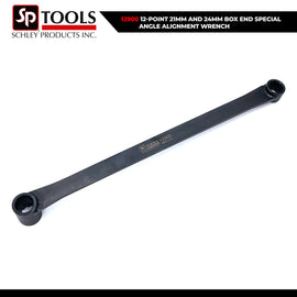 Schley Tools – 12900 12-Point 21mm and 24mm Box End Special Angle Alignment Wrench