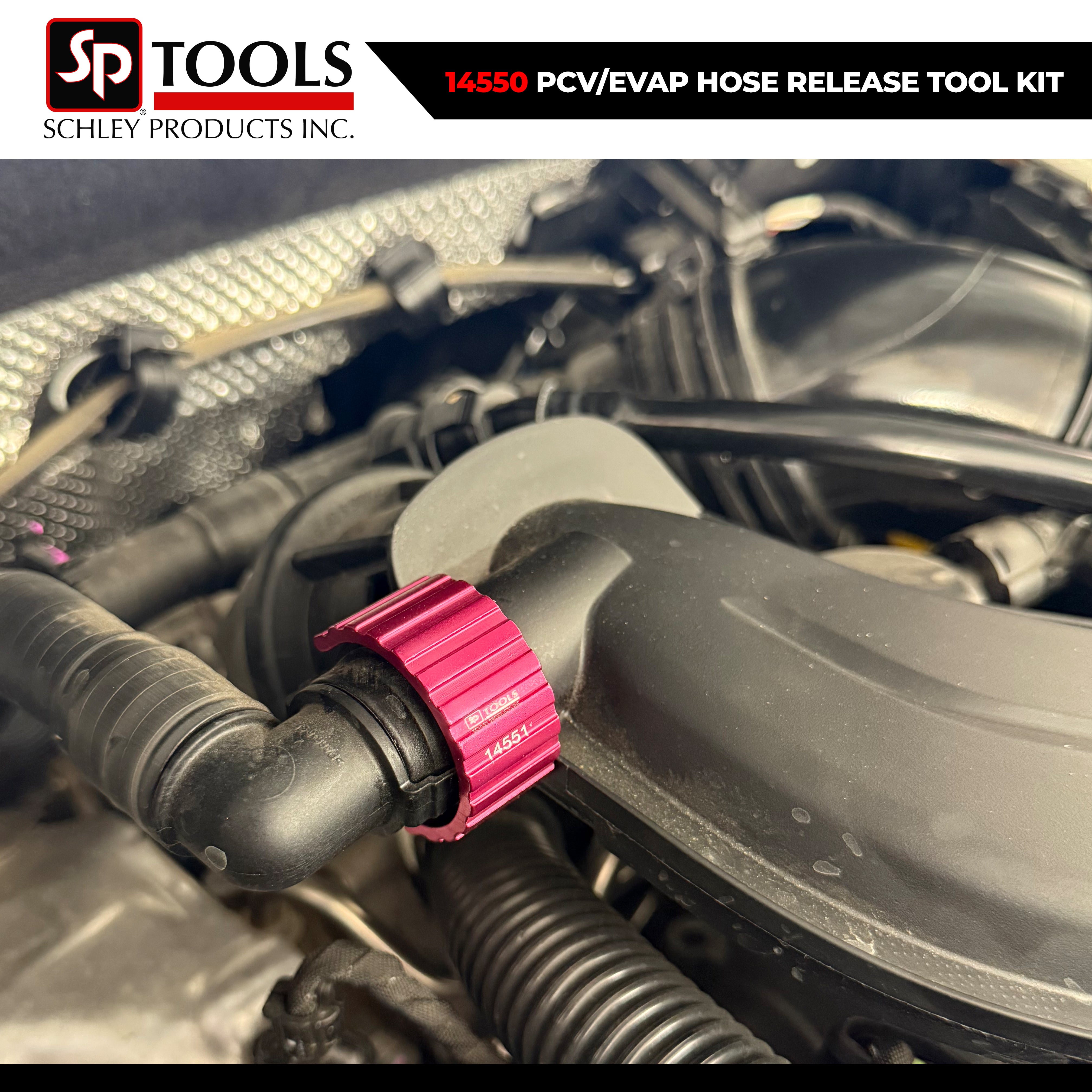 Schley Tools - 14550 PCV/EVAP Hose Release Tool Kit