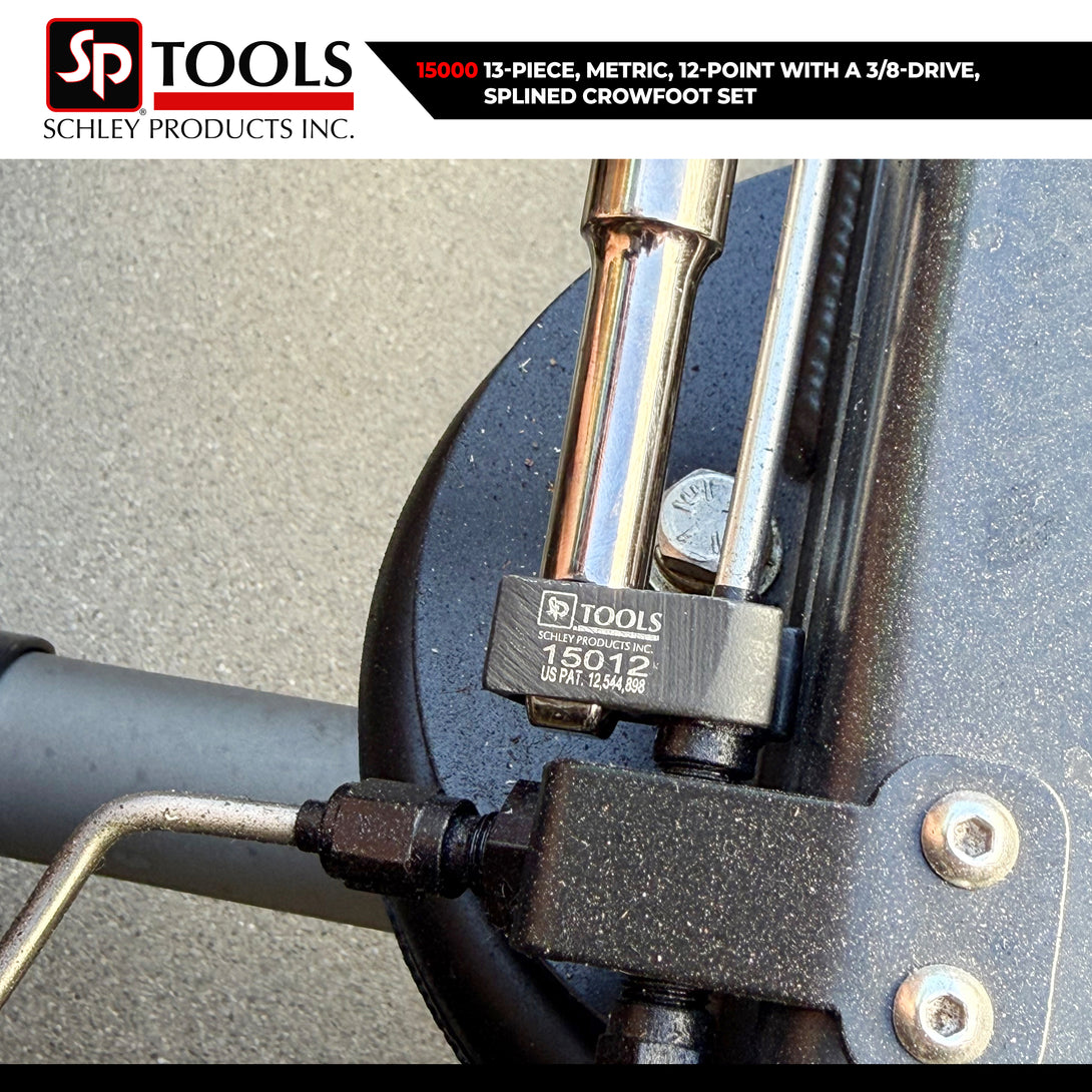 Schley Tools – 13-Piece, Metric, 12-Point with a 3/8-Drive, Splined Cr