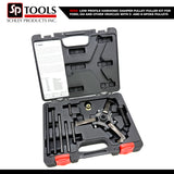 Schley Tools – 18350 – Low Profile Harmonic Damper Pulley Puller Kit for Ford, GM and Other Vehicles with 3- and 6-Spoke Pulleys