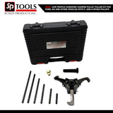 Schley Tools – 18350 – Low Profile Harmonic Damper Pulley Puller Kit for Ford, GM and Other Vehicles with 3- and 6-Spoke Pulleys