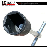 Schley Tools – 1” Socket, 3/8"-Drive, Low Profile Engine Sensor Socket, 22900