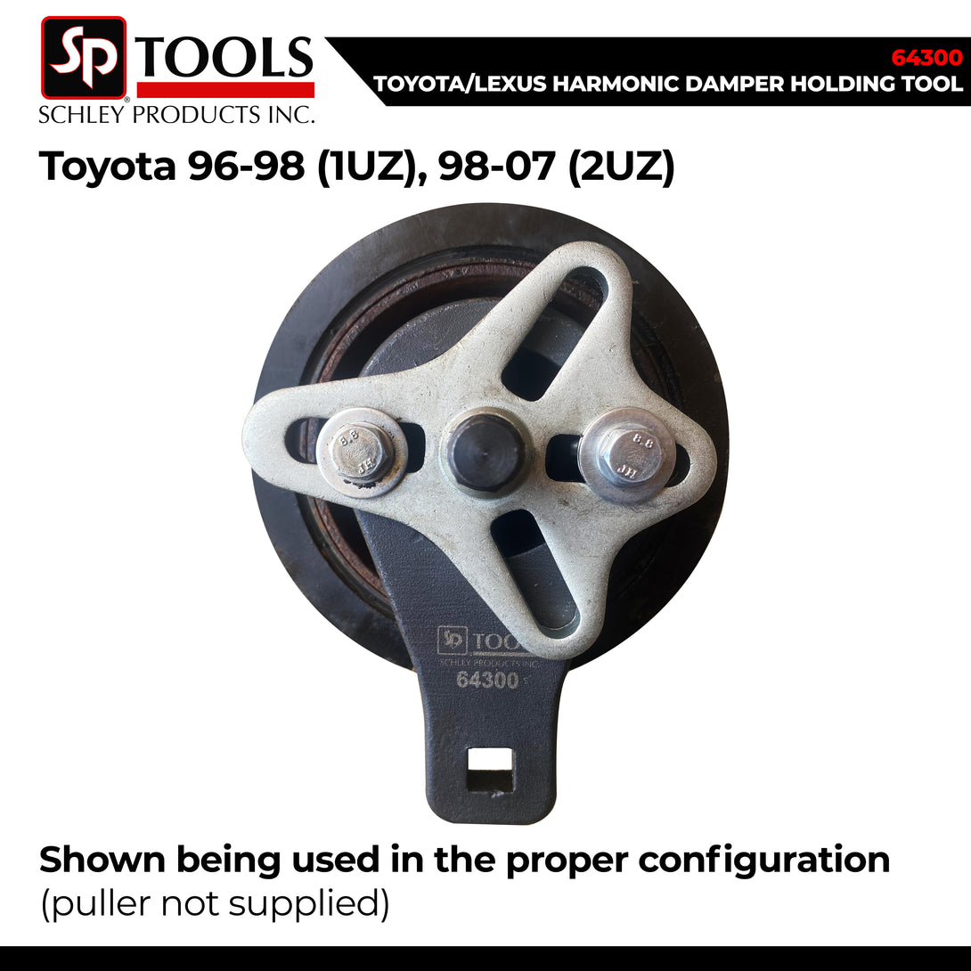 Schley Tools - 64300 Toyota/Lexus Harmonic Damper Holding Tool Schley Tools - 64300 Toyota/Lexus Harmonic Damper Holding Tool