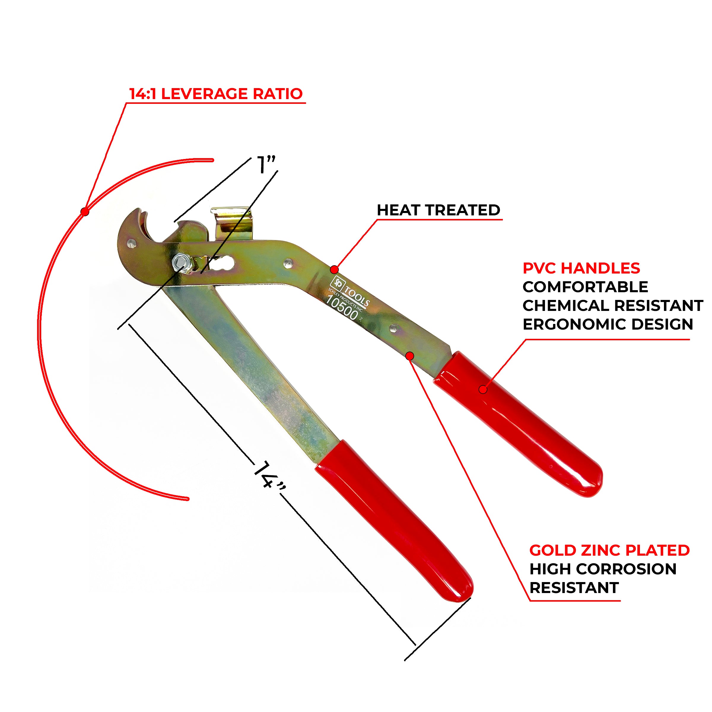 Schley Tools – 10500 Parking Brake Cable Coupler Removal Tool